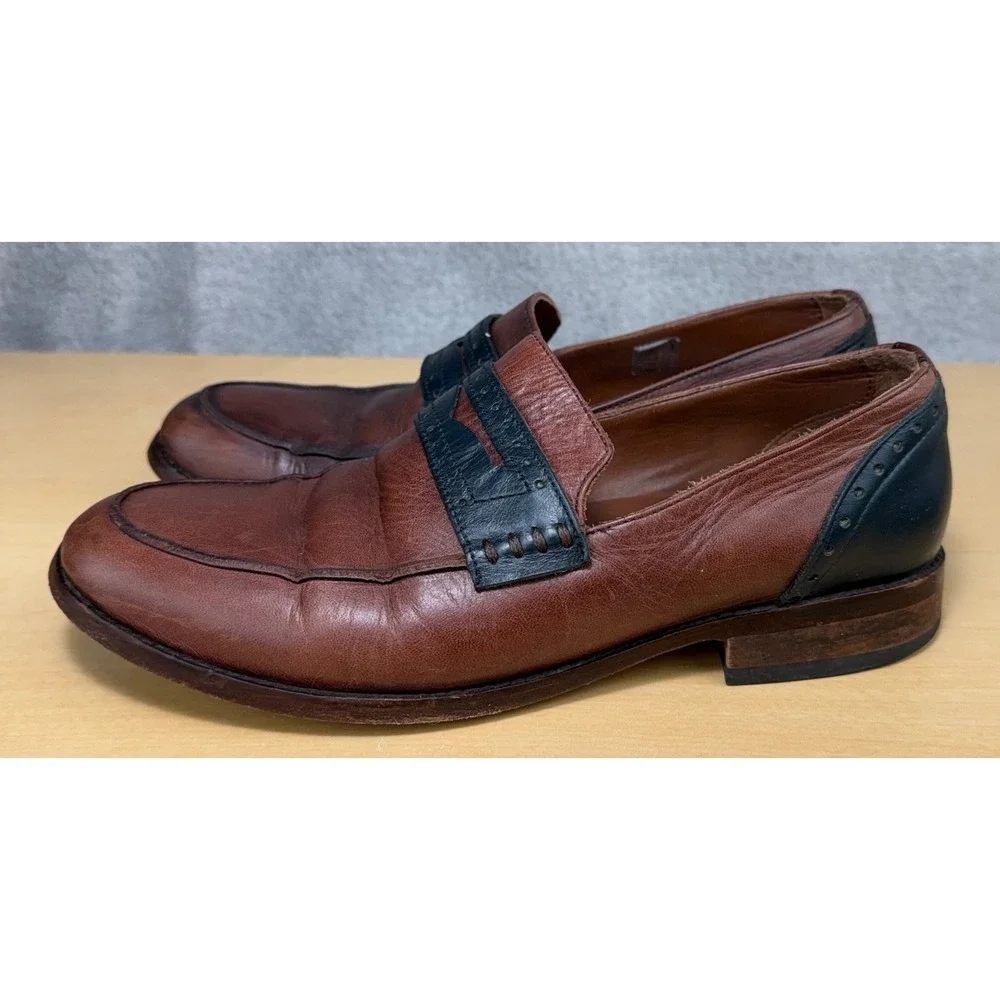 Esquivel Leather Penny Loafer Dress Shoes Men's 41 US 7.5-8 Hand Made California